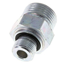 Espiga doble de acero galvanizado UNS 1''-14 x G 3/8'' ORFS 400 Bar - Hidráulica