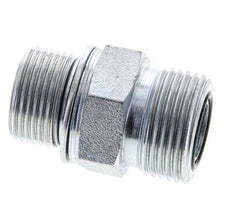 UNS 1''-14 x M22x1,5 Acero zincado Espiga doble ORFS 400 Bar - Hidráulico