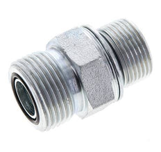 UNS 1''-14 x M22x1,5 Acero zincado Espiga doble ORFS 400 Bar - Hidráulico
