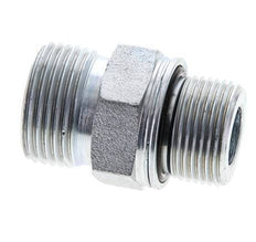 UNS 1''-14 x M22x1,5 Acero zincado Espiga doble ORFS 400 Bar - Hidráulico