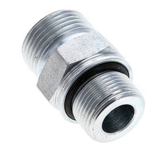UNS 1''-14 x M22x1,5 Acero zincado Espiga doble ORFS 400 Bar - Hidráulico