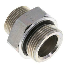 UN 1-7/16''-12 x G 1 1/4'' Acero cincado Espiga doble ORFS 250 Bar - Hidráulico