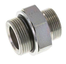 UN 1-7/16''-12 x G 1 1/4'' Acero cincado Espiga doble ORFS 250 Bar - Hidráulico
