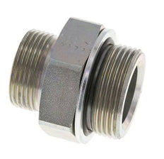 UN 1-7/16''-12 x G 1 1/4'' Acero cincado Espiga doble ORFS 250 Bar - Hidráulico