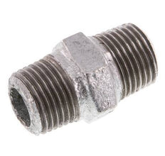 R 1/2'' Zinc plated Cast iron Double Nipple 25 Bar [5 Pieces]