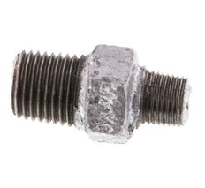 R 1/4'' x R 1/8'' Hierro fundido zincado Espiga doble 25 Bar