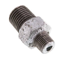 R 1/4'' x R 1/8'' Hierro fundido zincado Espiga doble 25 Bar