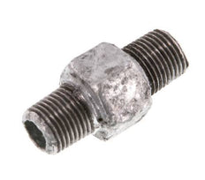 R 1/8'' Zinc plated Cast iron Double Nipple 25 Bar [2 Pieces]