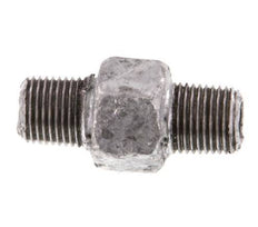 R 1/8'' Zinc plated Cast iron Double Nipple 25 Bar [2 Pieces]