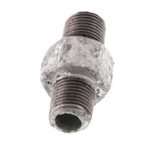 R 1/8'' Zinc plated Cast iron Double Nipple 25 Bar [2 Pieces]
