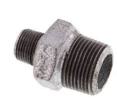 R 3/4'' x R 3/8'' Zinc plated Cast iron Double Nipple 25 Bar [2 Pieces]