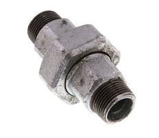 R 3/4'' Hierro fundido galvanizado Espiga doble de 3 piezas con cierre cónico 25 Bar