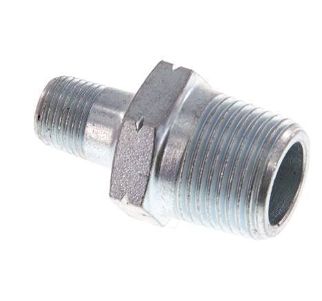 R 3/8'' x R 1/8'' Hierro fundido zincado Espiga doble 25 Bar