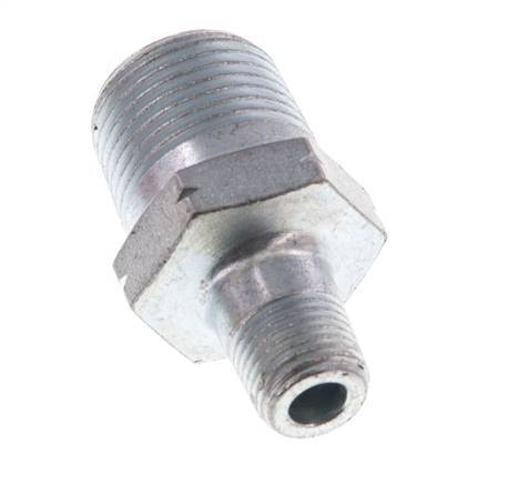 R 3/8'' x R 1/8'' Hierro fundido zincado Espiga doble 25 Bar