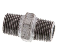 R 3/8'' Zinc plated Cast iron Double Nipple 25 Bar [5 Pieces]