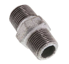 R 3/8'' Zinc plated Cast iron Double Nipple 25 Bar [5 Pieces]