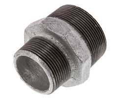 R 2'' x R 1 1/2'' Hierro fundido zincado Espiga doble 25 Bar