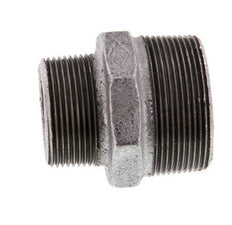 R 2'' x R 1 1/2'' Hierro fundido zincado Espiga doble 25 Bar