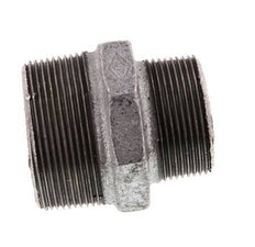 R 2'' x R 1 1/2'' Hierro fundido zincado Espiga doble 25 Bar