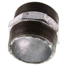 R 2 1/2'' Hierro fundido zincado Doble espiga 25 Bar
