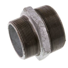 R 3'' x R 2 1/2'' Hierro fundido zincado Espiga doble 25 Bar
