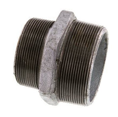 R 3'' x R 2 1/2'' Hierro fundido zincado Espiga doble 25 Bar