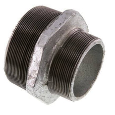 R 4'' x R 3'' Hierro fundido zincado Espiga doble 25 Bar
