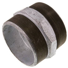R 4'' Hierro fundido zincado Doble espiga 25 Bar