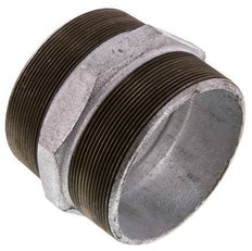R 4'' Hierro fundido zincado Doble espiga 25 Bar