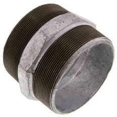 R 4'' Hierro fundido zincado Doble espiga 25 Bar