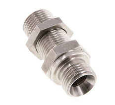 G 1/2'' Pasamuros Acero Inoxidable Doble Boquilla 350 Bar - Hidráulico