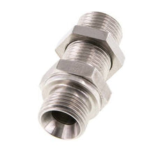 G 1/2'' Pasamuros Acero Inoxidable Doble Boquilla 350 Bar - Hidráulico