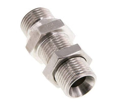 G 1/2'' Pasamuros Acero Inoxidable Doble Boquilla 350 Bar - Hidráulico