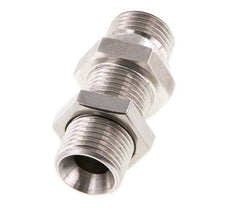 G 1/2'' Pasamuros Acero Inoxidable Doble Boquilla 350 Bar - Hidráulico