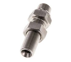 G 1/8'' Pasamuros Acero Inoxidable Doble Racor 475 Barra - Hidráulica