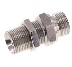 G 3/4'' Pasamuros de acero inoxidable Doble boquilla 325 Bar - Hidráulico