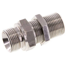 G 3/4'' Pasamuros de acero inoxidable Doble boquilla 325 Bar - Hidráulico