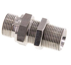G 3/4'' Pasamuros de acero inoxidable Doble boquilla 325 Bar - Hidráulico