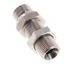 G 3/8'' Pasamuros Acero Inoxidable Doble Racor 325 Bar - Hidráulico