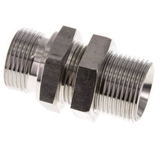 G 1'' Pasamuros de acero inoxidable Doble boquilla 225 Bar - Hidráulico