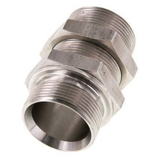 G 1 1/2'' Pasamuros Acero Inoxidable Doble Racor 190 Bar - Hidráulico