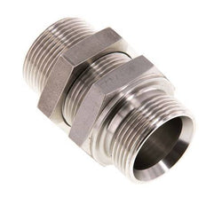 G 1 1/4'' Pasamuros de acero inoxidable Doble boquilla 190 Bar - Hidráulico