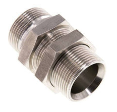G 1 1/4'' Pasamuros de acero inoxidable Doble boquilla 190 Bar - Hidráulico