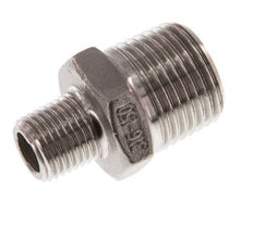 R 1/2'' x R 1/4'' Stainless steel Double Nipple 16 Bar [2 Pieces]