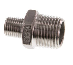 R 1/2'' x R 1/4'' Stainless steel Double Nipple 16 Bar [2 Pieces]