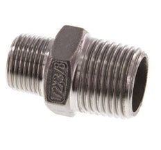 R 1/2'' x R 3/8'' Stainless steel Double Nipple 16 Bar [2 Pieces]