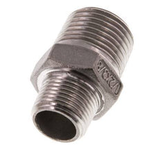 R 1/2'' x R 3/8'' Stainless steel Double Nipple 16 Bar [2 Pieces]