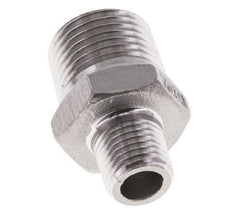 1/4'' NPT x 1/2'' NPT Acero inoxidable Espiga doble 16 Bar