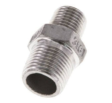 1/4'' NPT x 3/8'' NPT Stainless steel Double Nipple 16 Bar [2 Pieces]