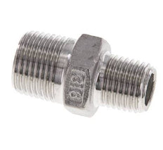 1/4'' NPT x 3/8'' NPT Stainless steel Double Nipple 16 Bar [2 Pieces]
